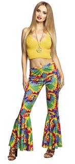 Flared Broek Hippie Stretch, Kleding | Dames, Carnavalskleding en Feestkleding, Ophalen of Verzenden, Nieuw