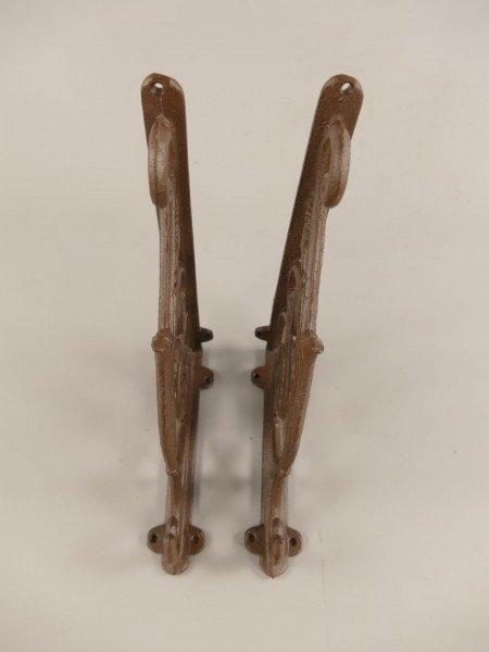Wandplank beugel (2) - Gietijzer, Antiek en Kunst, Curiosa en Brocante