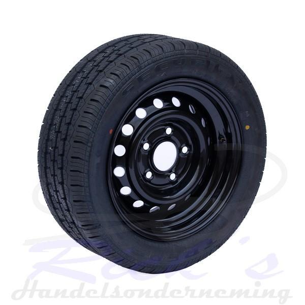 Wiel 13 inch 195/50R13C 5 gaats SECURITY (zwarte velg), Auto-onderdelen, Banden en Velgen, Nieuw, Ophalen of Verzenden