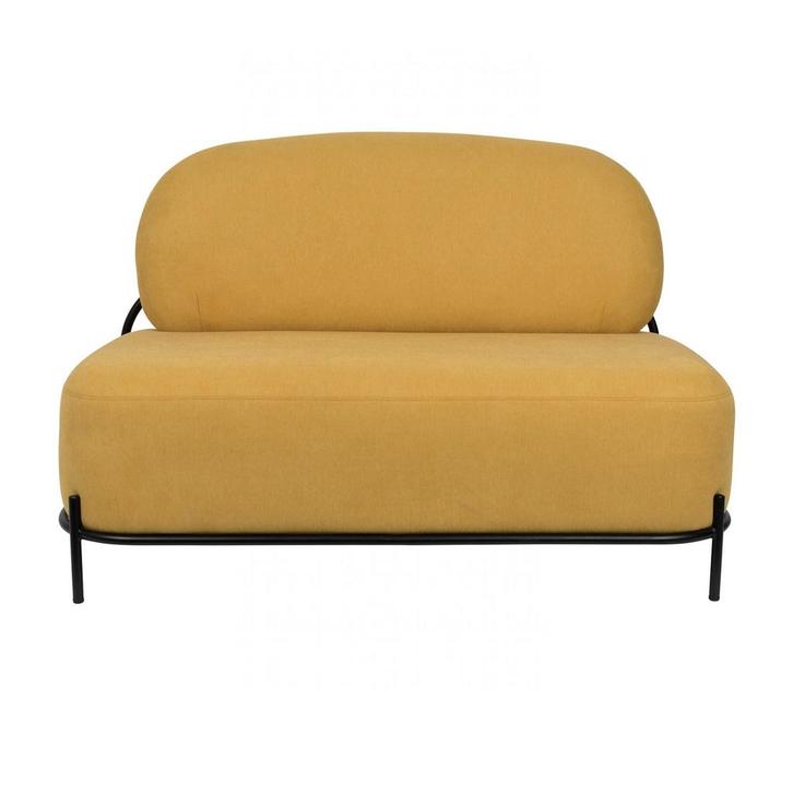 *WOONWINKEL* Bankje Modern-retro Geel, Huis en Inrichting, Banken | Bankstellen, Nieuw, Verzenden