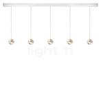 Lumina Limbus Hanglamp LED 5-lichts, messing/plafondkapje al, Huis en Inrichting, Lampen | Hanglampen, Verzenden, Nieuw