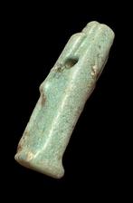 Oude Egypte, late periode Faience Amulet, Antiek en Kunst