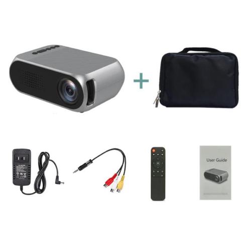 YG320 Mini LED Projector met Opbergtas - Scherm Beamer Home, Audio, Tv en Foto, Diaprojectors, Nieuw, Verzenden