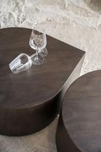 Bijzettafel / Salontafel Eleonora JULES Bruin *NIEUW* 96245, Minder dan 45 cm, Warm Naturel, Nieuw, Overige vormen