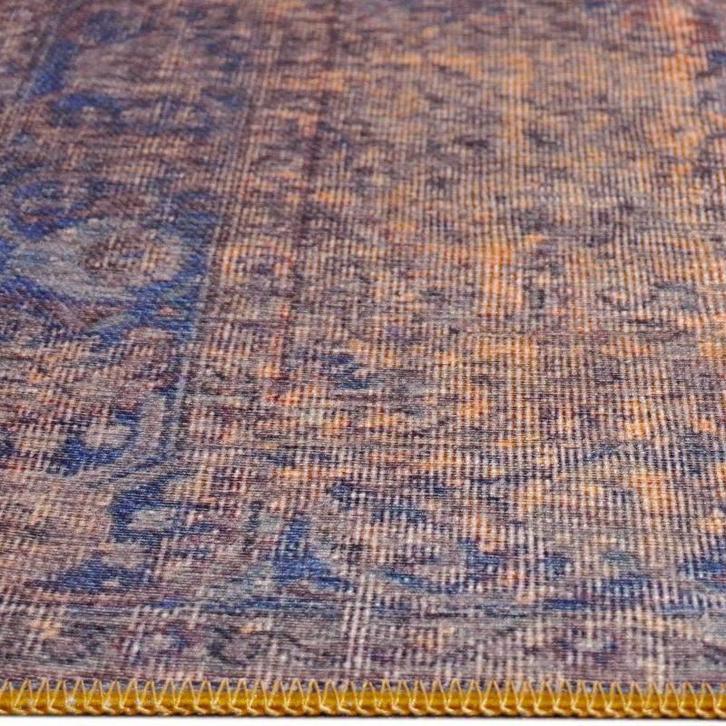 Vloerkleed Novum Roest-Blauw - decoratie, Huis en Inrichting, Woonaccessoires | Wanddecoraties, Nieuw