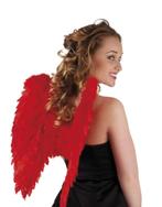 Engelen vleugel rood 50x50cm, Hobby en Vrije tijd, Feestartikelen, Nieuw, Ophalen of Verzenden