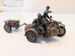 Militaire miniatuur beeldjes - WW2 Motorcycle BMW - Metaal, Nieuw