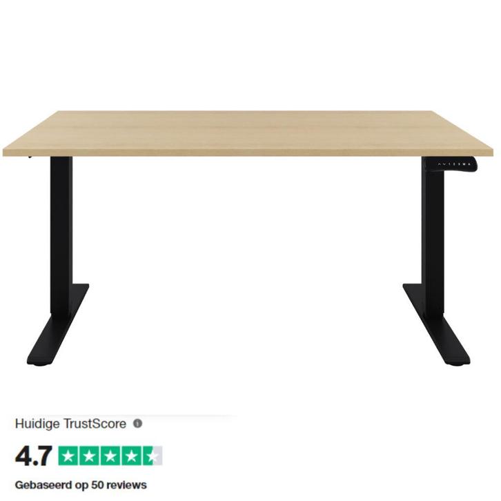 Zit sta bureau door 2 motoren aangedreven, Huis en Inrichting, Bureaus, Stabureau, Nieuw, Elektrisch, In hoogte verstelbaar, Verzenden