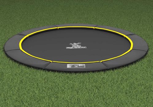 Flat to the Ground Trampoline Magic Circle Pro Black 366 cm, Kinderen en Baby's, Speelgoed | Buiten | Trampolines, Nieuw, Ophalen of Verzenden