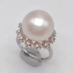 Zonder Minimumprijs - Ring Zilver Parel - South Sea parel, Sieraden, Tassen en Uiterlijk, Ringen, Nieuw