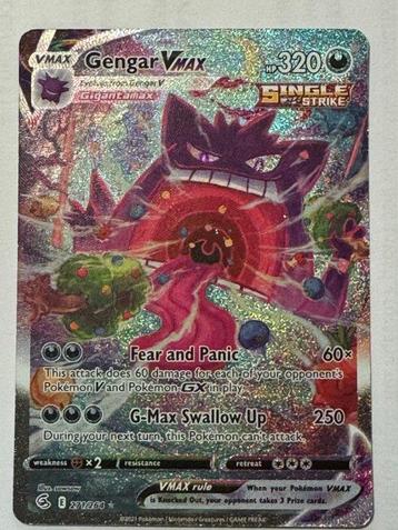 Pokémon - 1 Card - Gengar 277/264 Foil, Full art, Secret beschikbaar voor biedingen