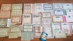 Document - 26 originele historische aandelen en obligaties