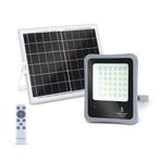 Buitenlamp grijs met zonnepaneel | LED bouwlamp 100W~1200 Lu, Verzenden, Nieuw