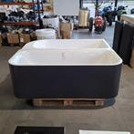 Ligbad -back to the wall, Duravit, Antraciet/wit, Nieuw