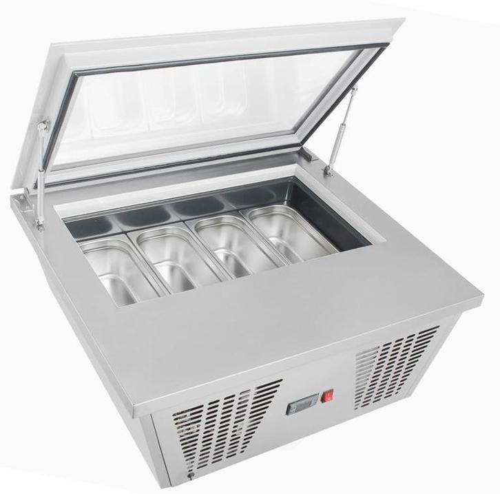 Kleine Vriezer 4 baks voor Italiaanse IJS -24°C tot -15°C., Zakelijke goederen, Horeca | Keukenapparatuur, Verzenden