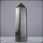 Natuurlijke zwarte toermalijn obelisk Wachter van kracht en, Verzamelen, Mineralen en Fossielen
