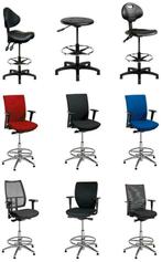 Ergonomische Loketstoel in Hoogte Verstelbaar 69cm-95cm, Verzenden, Nieuw