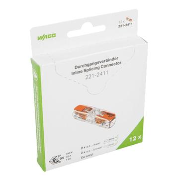 WAGO® Doorvoerklem 1-voudig 0,2 tot 4mm² - 221-2411 - 12