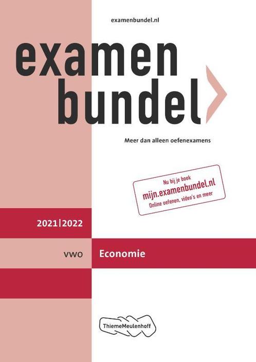 Examenbundel vwo Economie 2021/2022 9789006491630, Boeken, Schoolboeken, Zo goed als nieuw, Verzenden