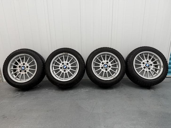 Bmw Styling 32 winterbanden met velgen 1-2-3 serie 205-55-16, Auto-onderdelen, Banden en Velgen, 16 inch, Winterbanden, 205 mm