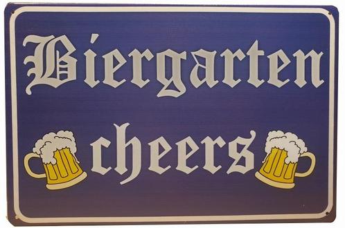 Biergarten Cheers reclamebord, Verzamelen, Merken en Reclamevoorwerpen, Nieuw, Ophalen of Verzenden