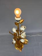 XL Italian tole flower - Staande lamp - Messing, Nieuw