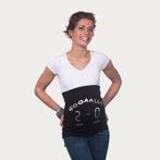 Op en Top Zwanger Zwangerschaps Buikband Gooaall 2-0 Zwart, Verzenden, Nieuw