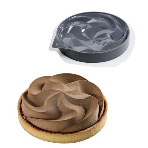 Siliconen Vorm Tart Lotus Ø14x2,5cm (Dinara Kasko), Hobby en Vrije tijd, Taarten en Cupcakes maken, Nieuw, Verzenden