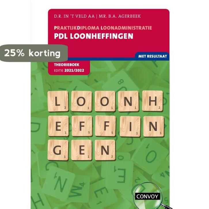 2021-2022 / PDL Loonheffingen / Theorieboek 9789463172516, Boeken, Wetenschap, Gelezen, Verzenden