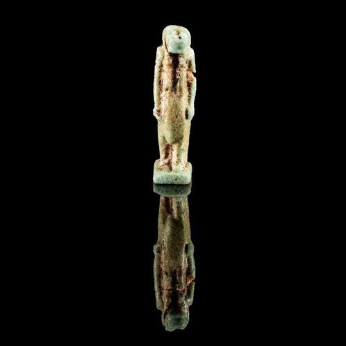 Oud-Egyptisch Faience Taweret-amulet (Zonder Minimumprijs), Antiek en Kunst, Antiek | Overige Antiek