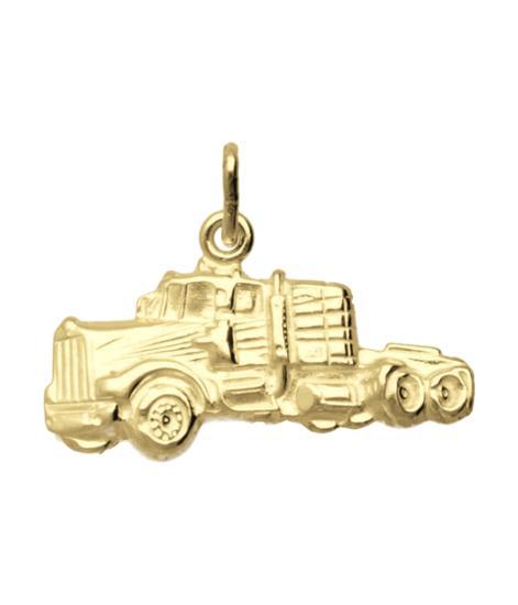 Gouden Truck zwaar ketting hanger, Sieraden, Tassen en Uiterlijk, Kettinghangers, Verzenden