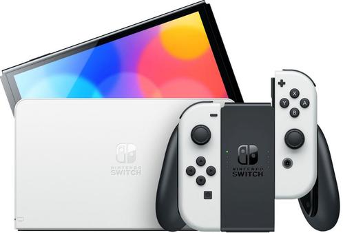 Nintendo Switch Console OLED Model-Wit Joy-Con (NSW) NIEUW, Spelcomputers en Games, Spelcomputers | Nintendo Switch, Nieuw, Ophalen of Verzenden