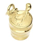Gouden Vijzel ketting hanger, Verzenden, Nieuw