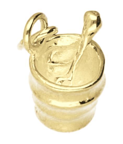 Gouden Vijzel ketting hanger, Sieraden, Tassen en Uiterlijk, Kettinghangers, Verzenden