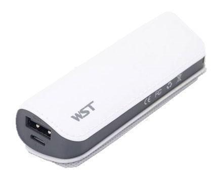 Vennus Power Bank - wit - 2600mAh - DL511, Telecommunicatie, Powerbanks, Ophalen of Verzenden