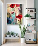 Elena Markova - Abstract flowers, Antiek en Kunst, Kunst | Schilderijen | Modern