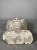 Keltisch - Kalksteen Buste - 45 cm, Antiek en Kunst