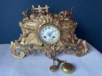 Klok - Japy Frères - Brons, Glas, Zinklegering - 1850-1900 -, Antiek en Kunst, Antiek | Klokken