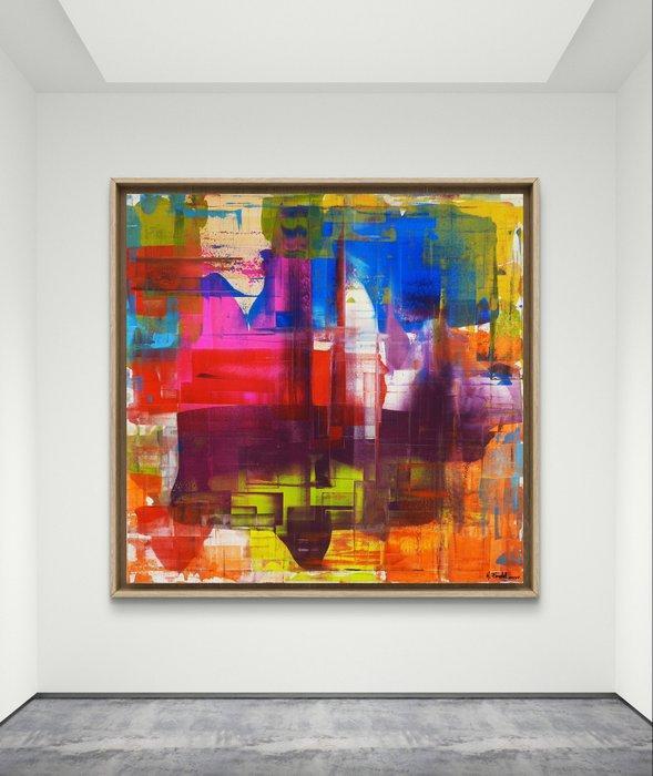 H. Friedel - Subatomic, Antiek en Kunst, Kunst | Schilderijen | Modern