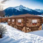 Paviljoen Almchalet met verwijderbare zijdelen - 9 m, Verzenden, Nieuw