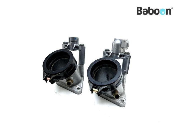 Inlaat Spruitstuk Yamaha MT 01 2005-2012 (MT01 MT-01) Set, Motoren, Onderdelen | Yamaha, Gebruikt, Verzenden