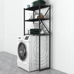 [en.casa] Ombouwkast Askersund 160x66x34 cm zwart en marmer, Huis en Inrichting, Verzenden, Nieuw