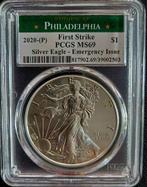 American Eagle 1 oz 2020 Philadelphia PCGS MS69, Postzegels en Munten, Munten | Amerika, Verzenden, Midden-Amerika, Losse munt
