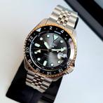 Seiko - 5 GMT Black Automatic - Zonder Minimumprijs -