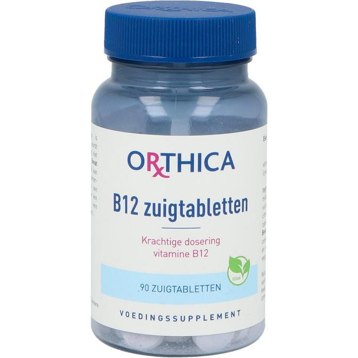 Orthica B12 zuigtabletten - 90 Zuigtabletten, Sport en Fitness, Gezondheidsproducten en Wellness, Verzenden