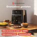 2dekans | KitchenBrothers Airfryer XXL - 7.5L - 1800W -, Ophalen of Verzenden