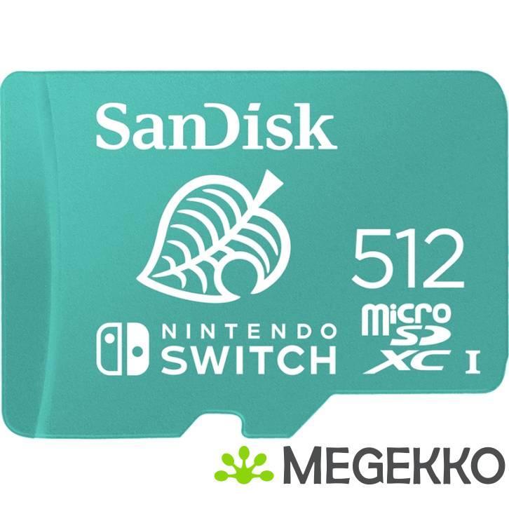 SanDisk Nintendo Switch 512GB MicroSDXC Geheugenkaart, Computers en Software, RAM geheugen, Nieuw, Verzenden
