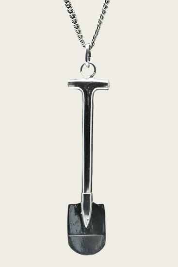 Zilveren Schep spade groot ketting hanger, Sieraden, Tassen en Uiterlijk, Kettinghangers, Nieuw, Ophalen of Verzenden