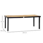 TRUUSK Tuintafel Voor 8 Personen, Eettafel, Aluminium Tafel,, Verzenden, Nieuw