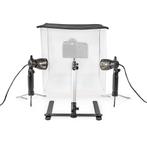 Fotostudio set 40 x 40 cm | 2800 K | 4x Achtergronddoek, Audio, Tv en Foto, Fotografie | Fotostudio en Toebehoren, Verzenden, Nieuw